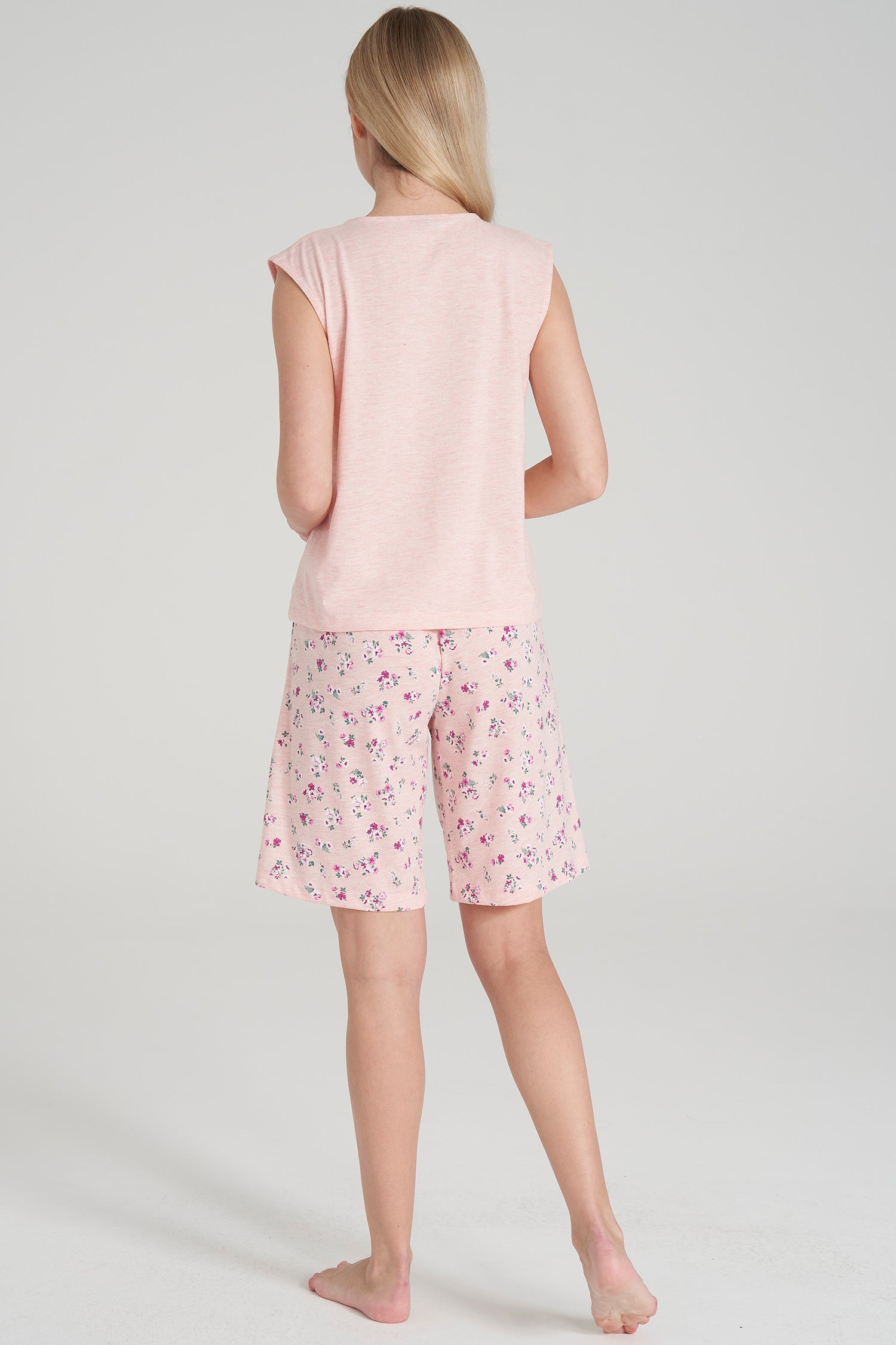 Ärmelloses Pyjama-Set mit Short