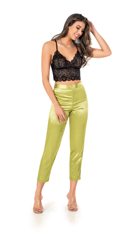 311 Saten Bralet Pijama Takım